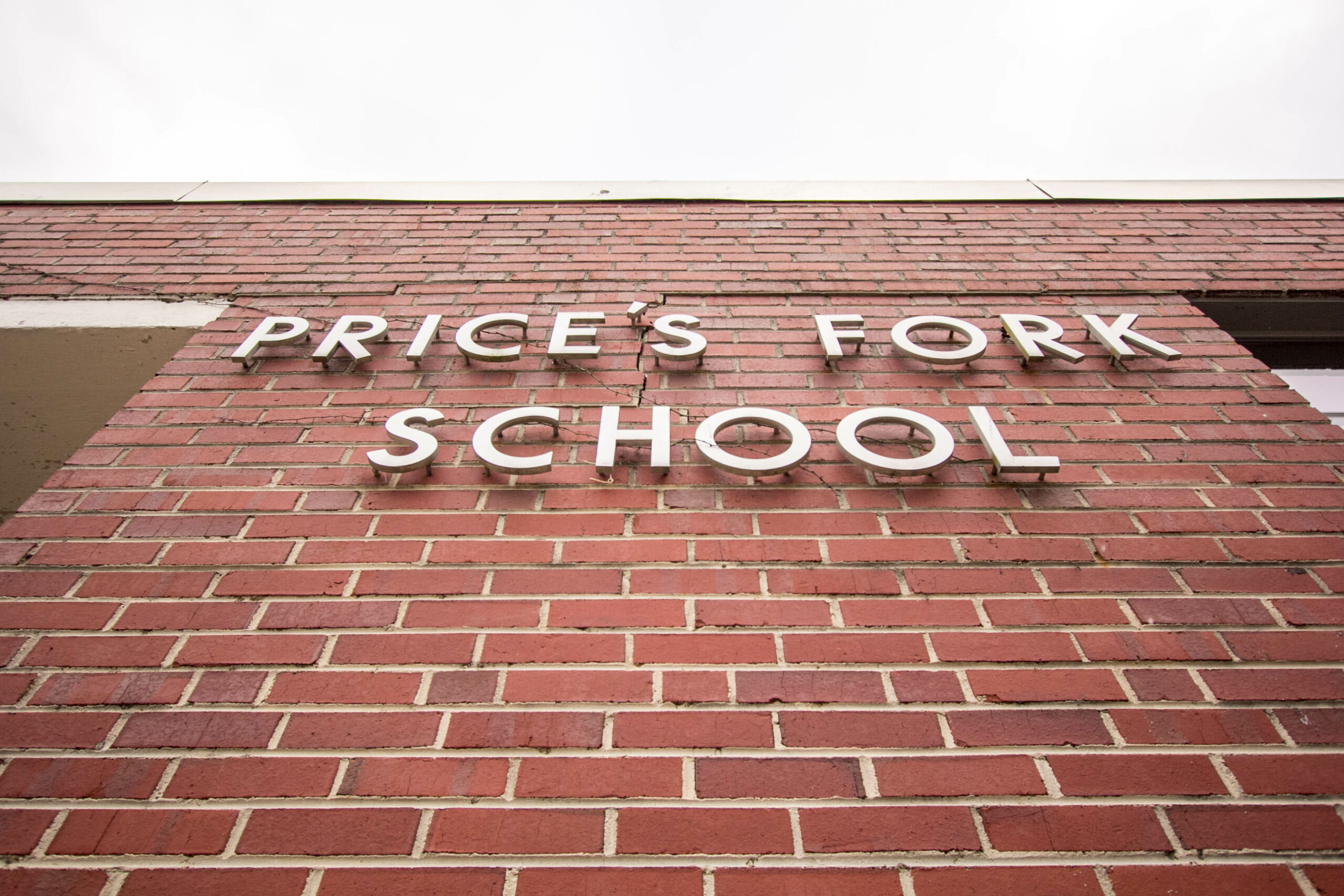 Price's Fork School sign