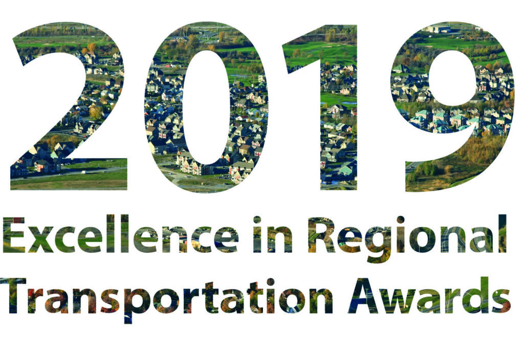 "2019 Excellence in Regional Transportation Award" text